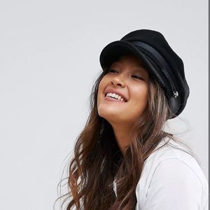 High Crown Wool Baker Boy Hat